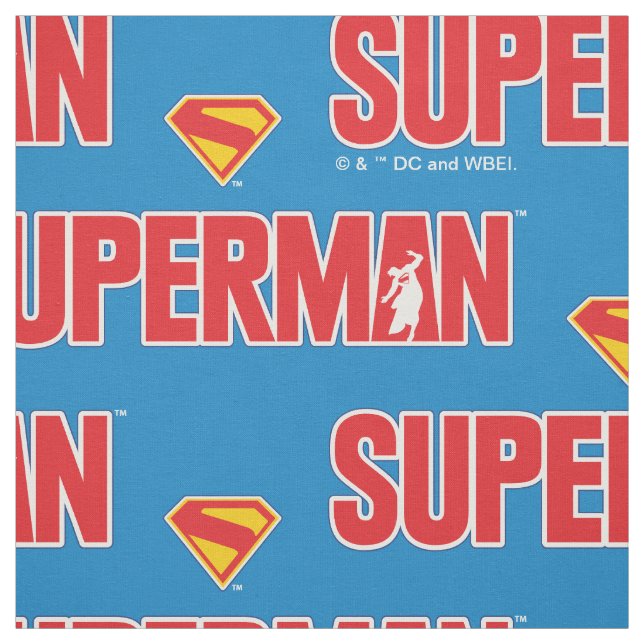 Tela Logo en negrita de Superman clásico (Retal)