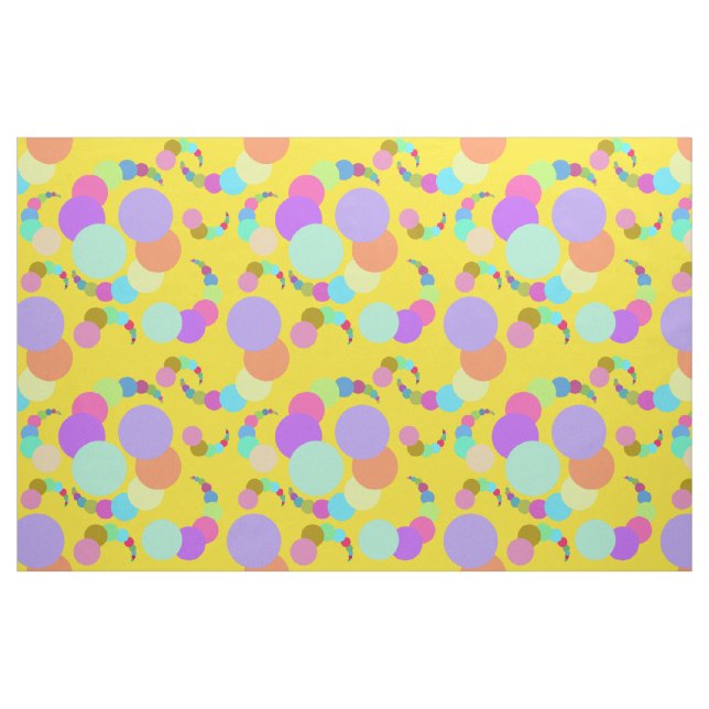 Tela Lombrices Espaciales de Paisley V3 ("Cuarto gordo" (fat quarter))