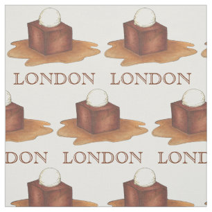 Tela Londres Inglaterra Toffee pegajoso Pudding UK Food