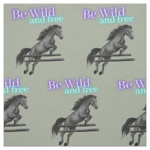 Tela ¡Los amantes de los caballos sean salvajes y libre