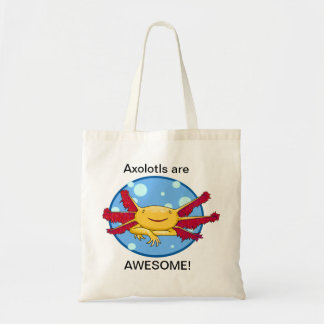 Tela ¡Los Axolotls son impresionantes! Bolso de