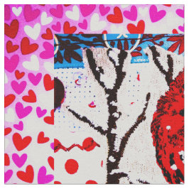 Tela Los cardenales aman el tejido