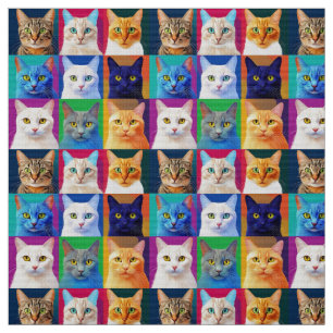 Tela los gatos arcoiris