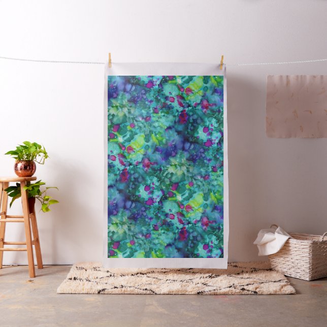 Tela los misteriosos diseños de fondo, acuarelas tropic (In Situ)