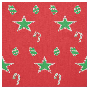 Tela Los Navidades rojos del Punto Polka fabrican Kriya