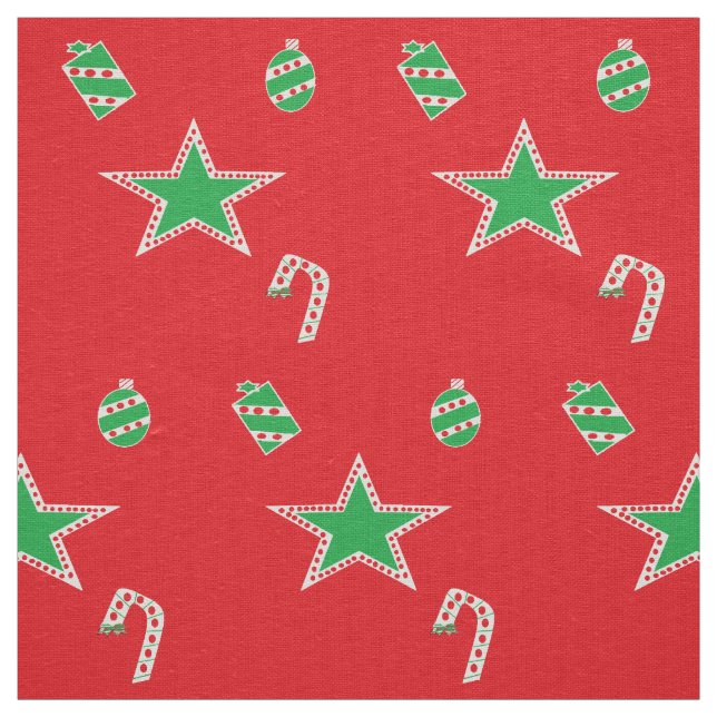 Tela Los Navidades rojos del Punto Polka fabrican Kriya (Retal)