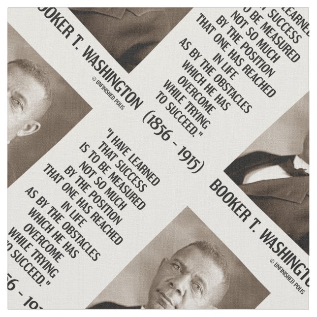 Tela Los obstáculos del Booker T. Washington superados (De cerca)