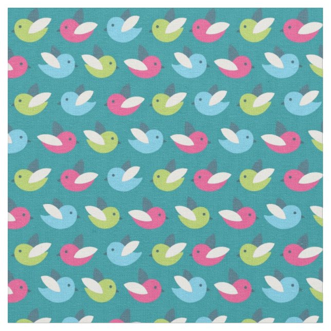 Tela Los pájaros modelan el azul (De cerca)