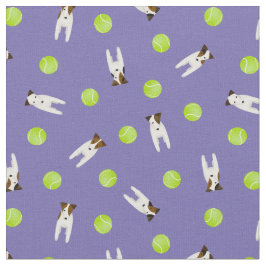 Tela Los perros Jack Russell Terrier con pelotas de ten