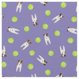 Tela Los perros Jack Russell Terrier con pelotas de ten