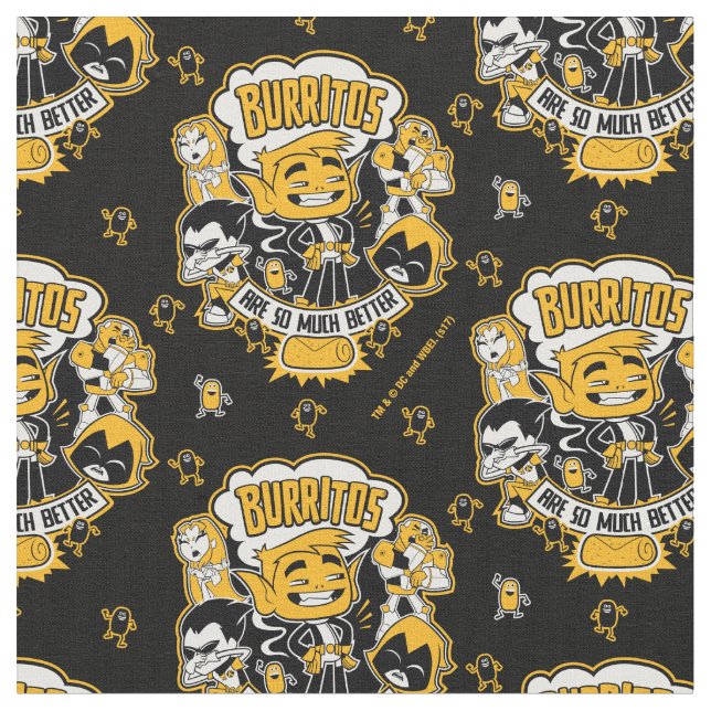 Tela ¡Los titanes adolescentes se van! | Bebe Boy "Los  (De cerca)