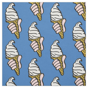 Tela Los tonos de helado en un fondo azul oscuro