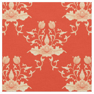 Tela Lote Estilo floral Chinoiserie
