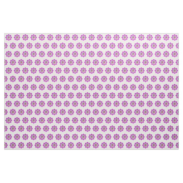 Tela Loto rosa (Yarda)