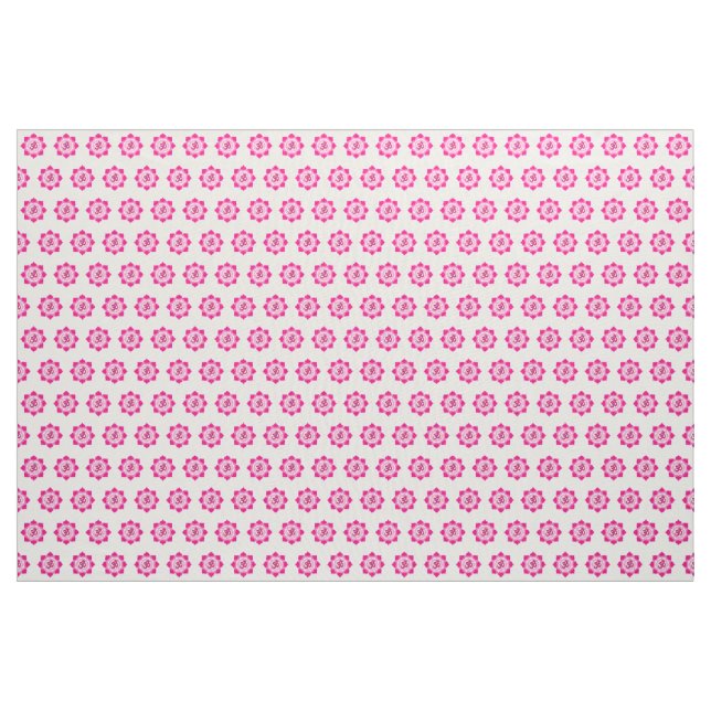 Tela Loto rosa (Yarda)