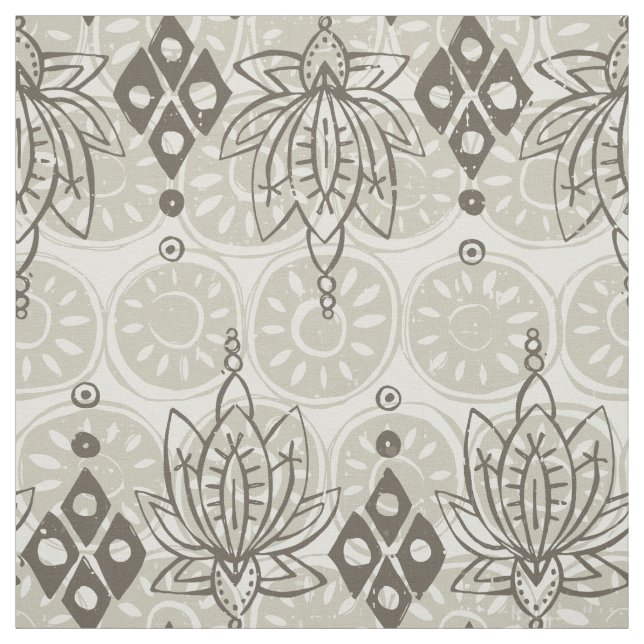 Tela lotus diamante linen (Retal)