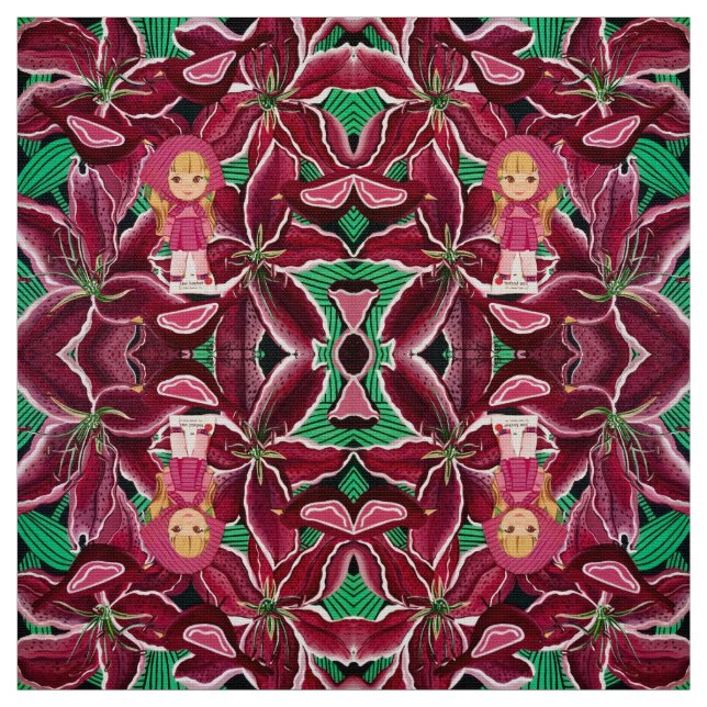 Tela Lou Lily Fabric (Retal)