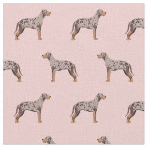 Tela louisiana catahoula perro leopardo rosa