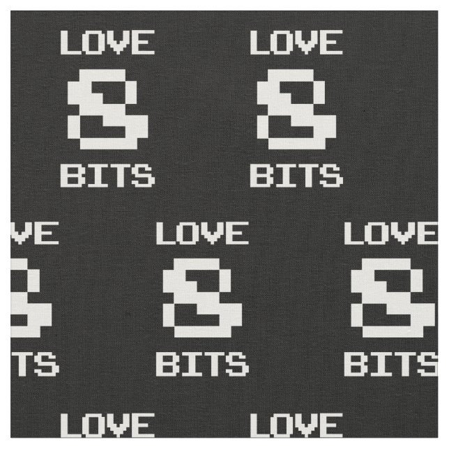 Tela Love 8 Bits (De cerca)