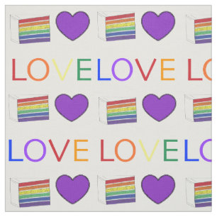 Tela LOVE Rainbow Layer Boda Cake Slice Pride Corazón