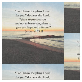 TELA LOVELY JEREMIAH 29:11 FOTO DE SUNRISE