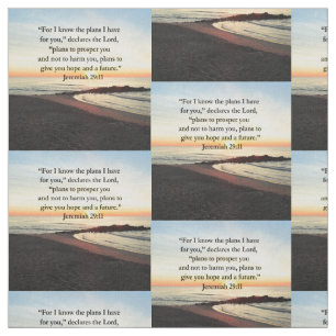 TELA LOVELY JEREMIAH 29:11 FOTO DE SUNRISE