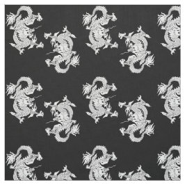 Tela Luchando contra el patrón de dragón chino