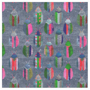 Tela Luciérnagas de patchwork