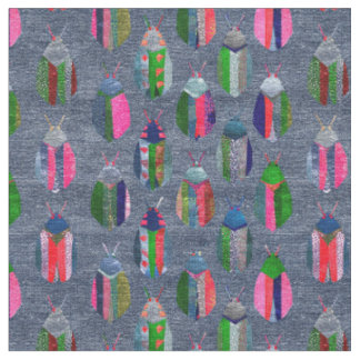 Tela Luciérnagas de patchwork