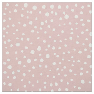 Tela Lugares dálmatas rosados, puntos dálmatas, impresi