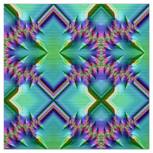 Tela ¡LUMINOSO 3D! ~ Acento verde morado rosado ~ Cuto