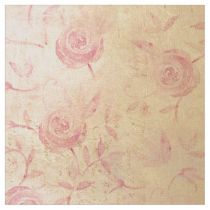 Tela Luminoso de color rosa rosa floral, elegante