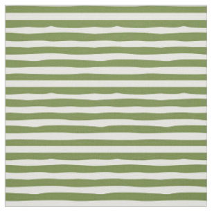 Tela Luna de olivo ondulada en verde y marfil coordinad