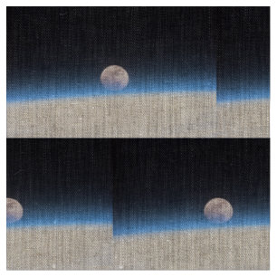 Tela Luna llena parcialmente oscurecida por la atmósfer