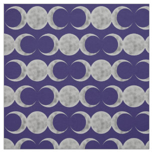 Tela Luna triple pálida Elija su propio color de fondo