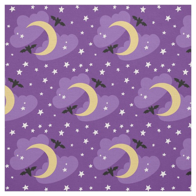 Tela Luna y estrellas | Halloween Fabric (Retal)