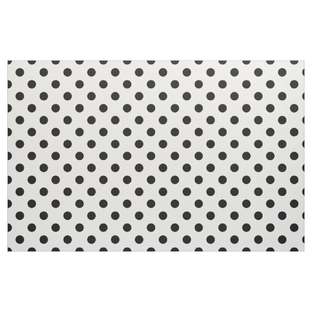 Tela Lunares Negros Blancos ("Cuarto gordo" (fat quarter))