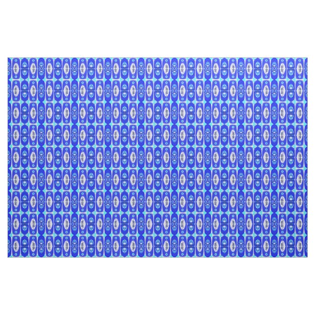 Tela Lunas azules (Yarda)