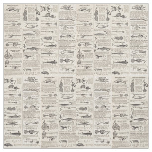 Tela Lures de la pesca de vintage: pescador de la época