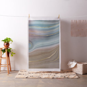 Tela Luxe Strata   Agitación rosa de pizarra azul turbi