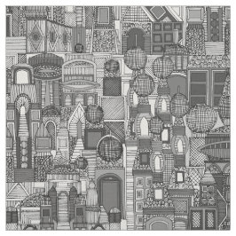 Tela luz de sol de la ciudad espacial roja