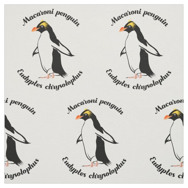 Tela Macaroni Penguin (Retal)