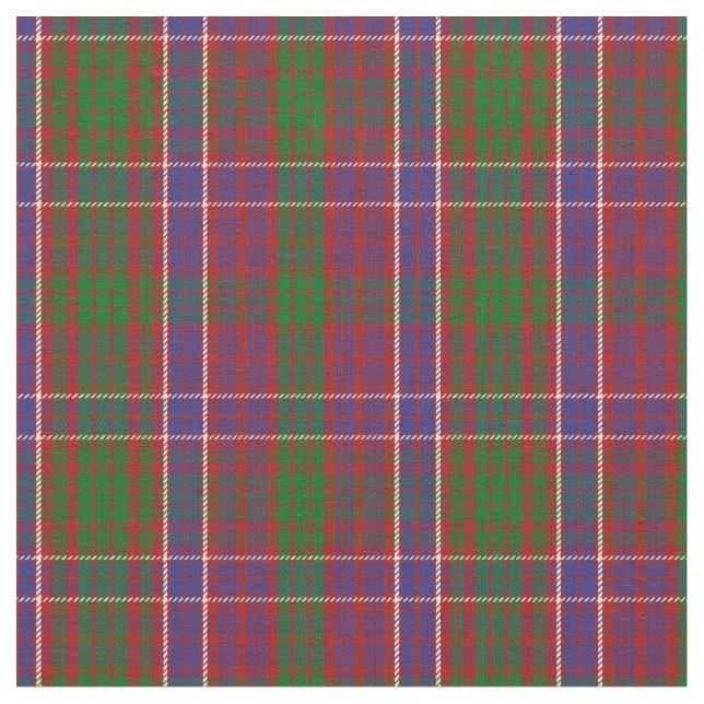 Tela MacRae Tartan Print (De cerca)