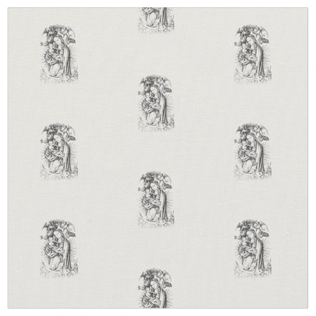 Tela Madonna con niño (De cerca)