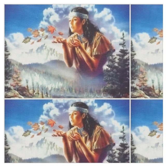 Tela Madre naturaleza (De cerca)