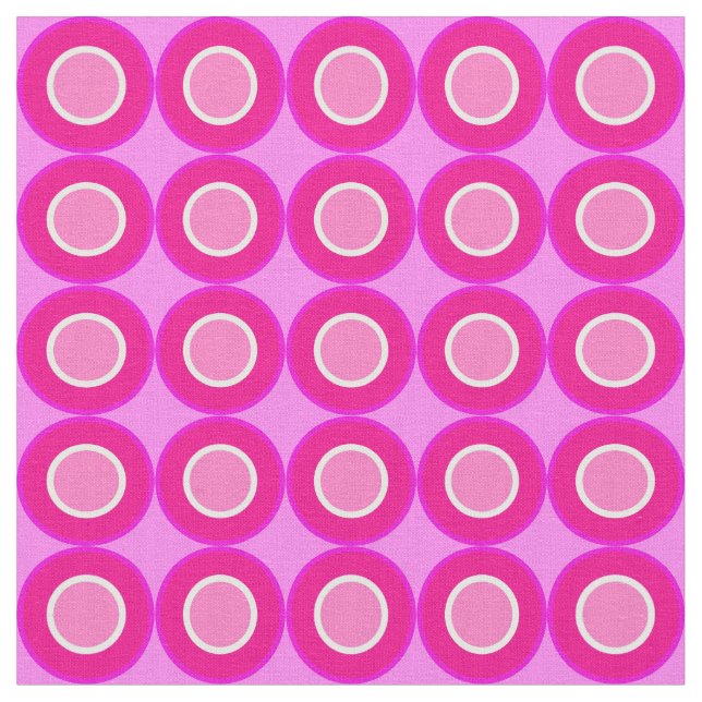 Tela Magenta Bitesize Donuts Con Lilac (De cerca)