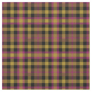 Tela Magenta de época, oro y plaquita negra