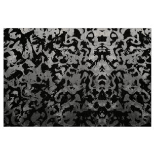 Tela Magia abstracta - Negro plateado