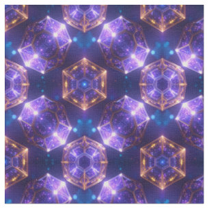 Tela mágica de oro morado de cristal brillante