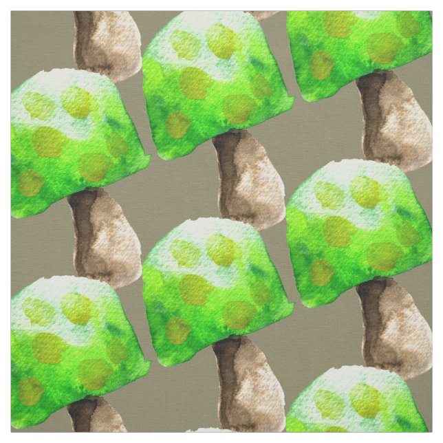Tela Magnífica acuarela de setas verdes (Retal)